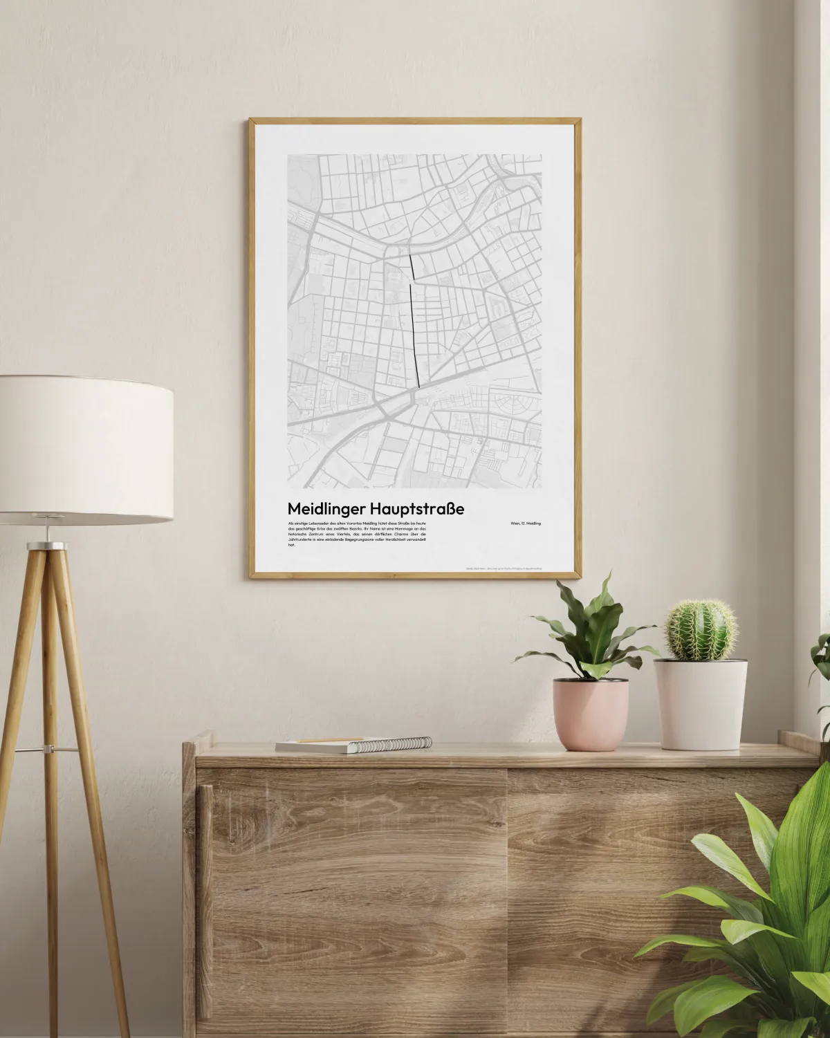 Street-Poster Meidlinger Hauptstraße in Wien